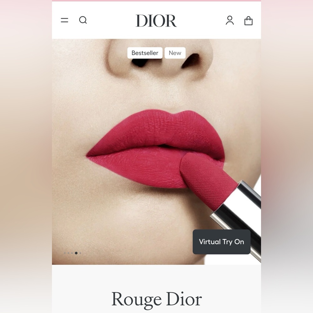 Dior #784 Rouge Rosé Matte - Picture 2 of 9